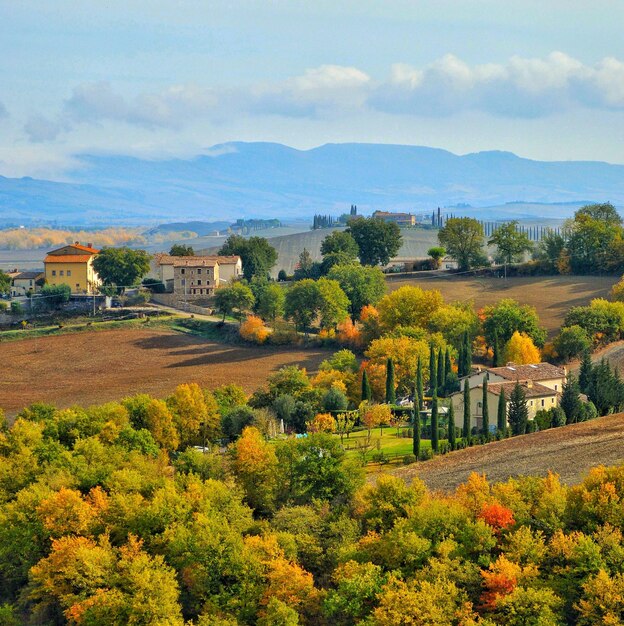 Foto vista panoramica del paesaggio contro il cielo