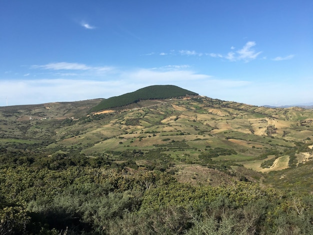 Photo scenic view of landscape against sky