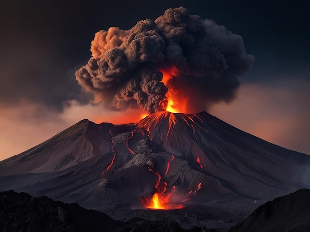 Scenic view of lava against skyGrindavikIceland
