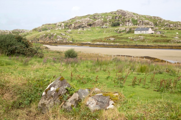 Scenic View on Lettergesh Beach, Connemara, Galway, Ireland