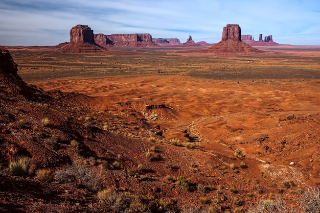 Scenic View of Monument Valley Utah USA