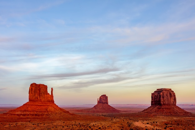 Photo scenic view of monument valley utah usa