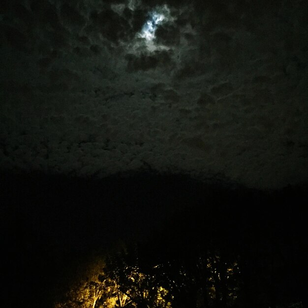 Scenic view of moon at night