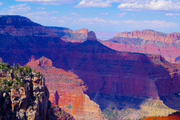 Scenic view of mountain against sky