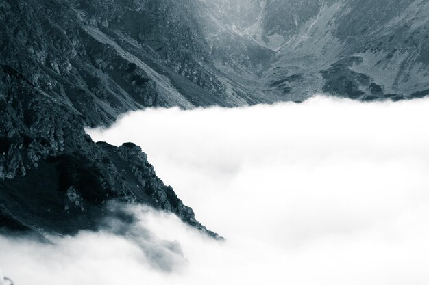 Scenic view of mountain against sky