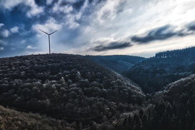 Photo scenic view of mountains against sky