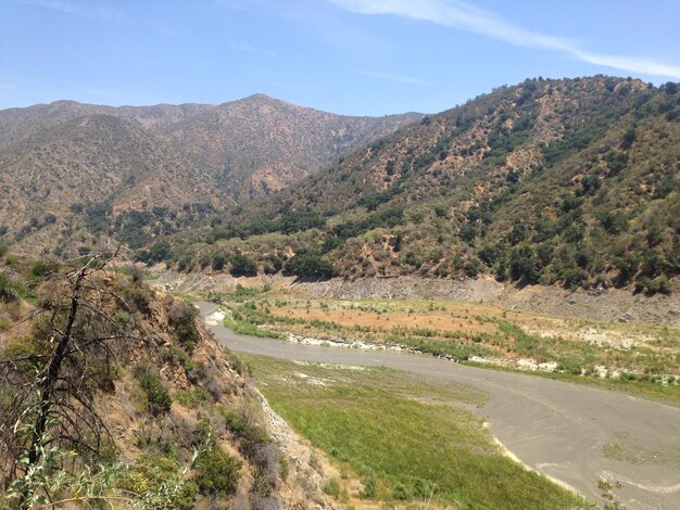 Photo scenic view of mountains against sky