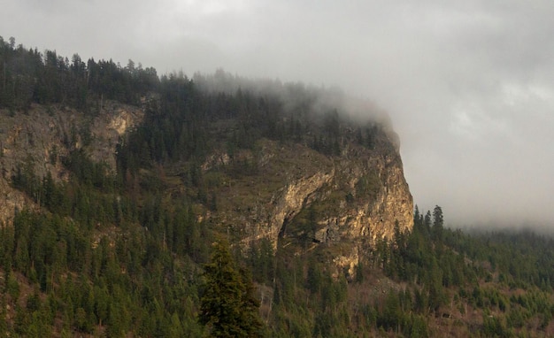 Photo scenic view of mountains against sky