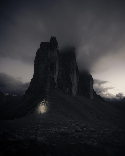 Photo scenic view of mountains against sky