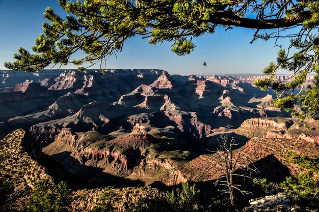 Photo scenic view of mountains against sky