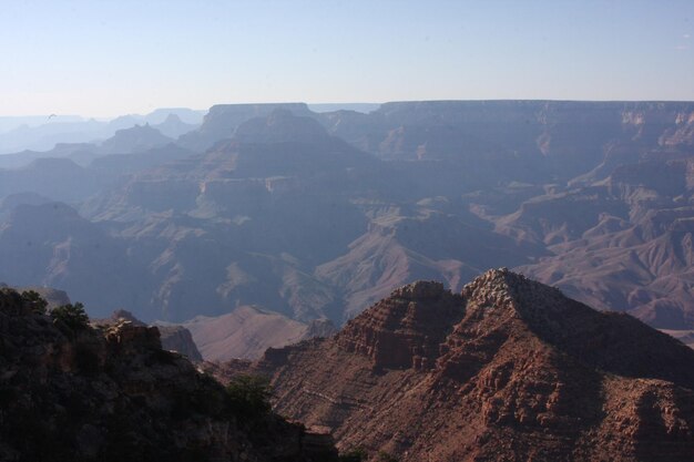 Photo scenic view of mountains against sky