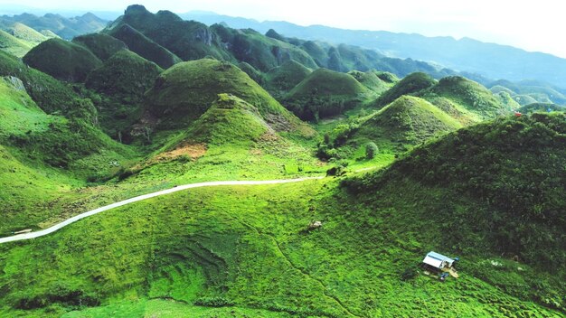 Scenic view of mountains