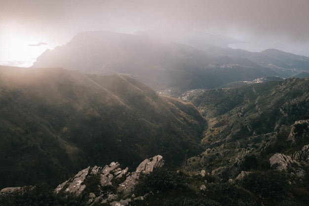 scenic view of mountains