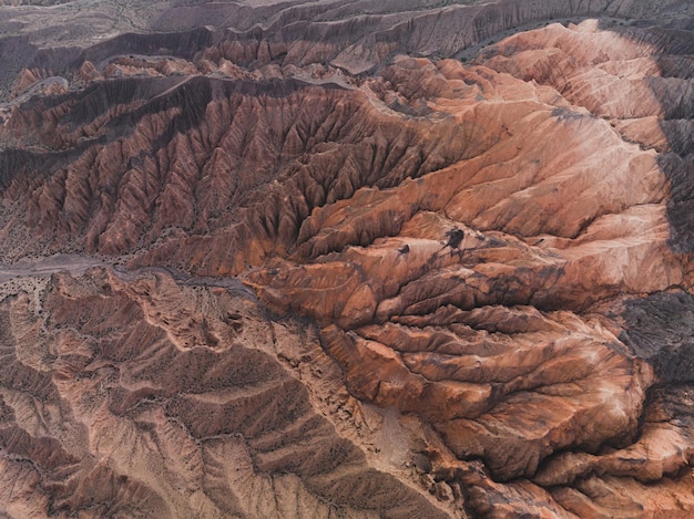 Photo scenic view of mountains