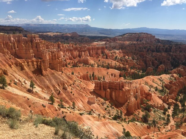 Scenic view of mountains