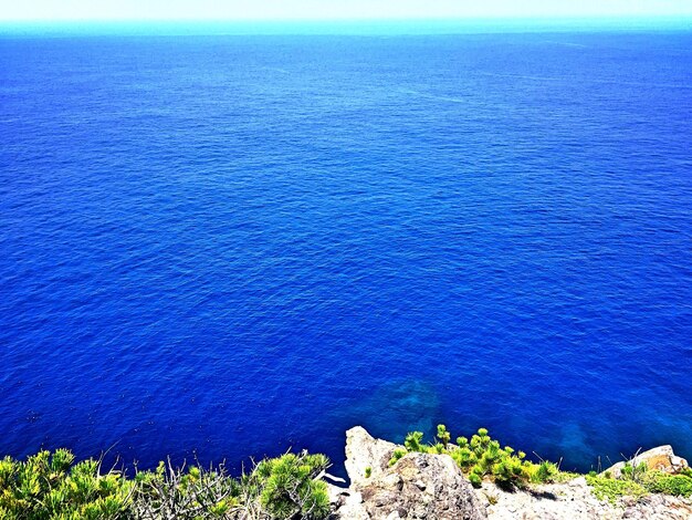 写真 青い海の景色