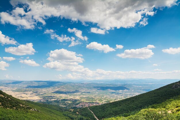 写真 天空を背景にした景色の景色