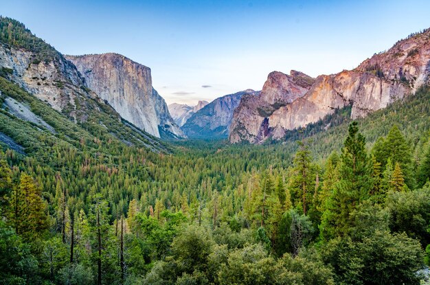 写真 空の背景にある山の景色