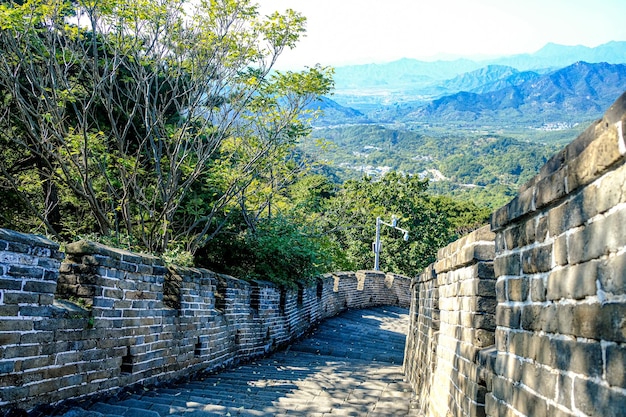 写真 北京のムティアンユ・グレート・ウォールの景色