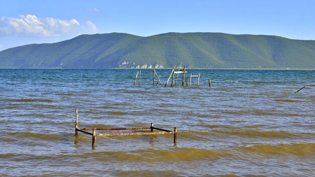 Фото Вид на море на фоне неба