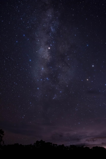 写真 夜のスターフィールドの風景