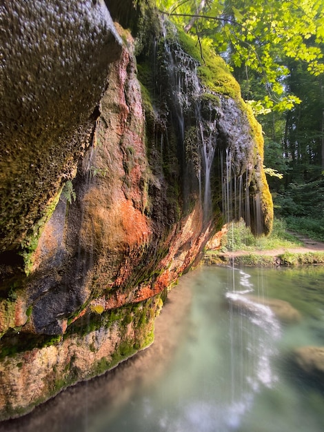 Фото Красивый вид на водопад