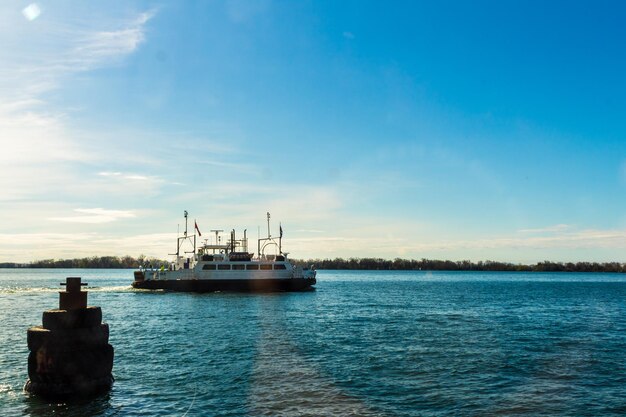 Scenic view of pier on sea against sky