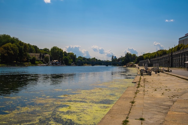 Scenic view of Po river in Turin during daylight