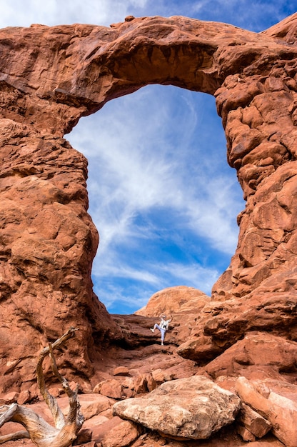 scenic view of rock formations