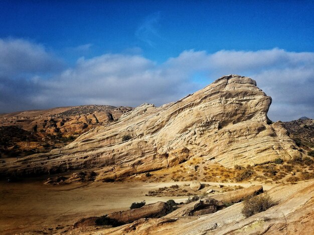 Scenic view of rocky mountains against sky