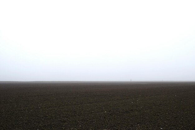 Photo scenic view of sea against clear sky