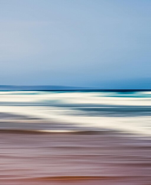 Foto vista panoramica del mare contro un cielo limpido