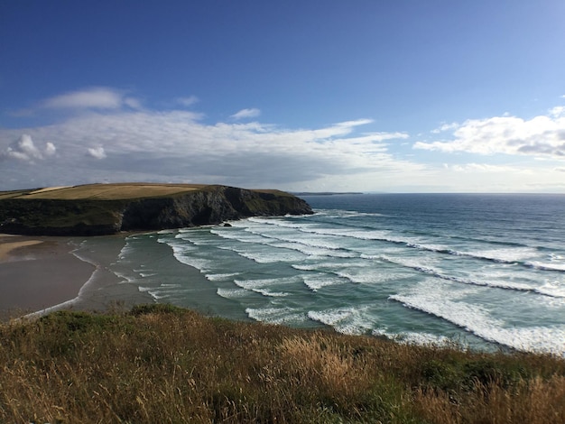 Photo scenic view of sea against sky