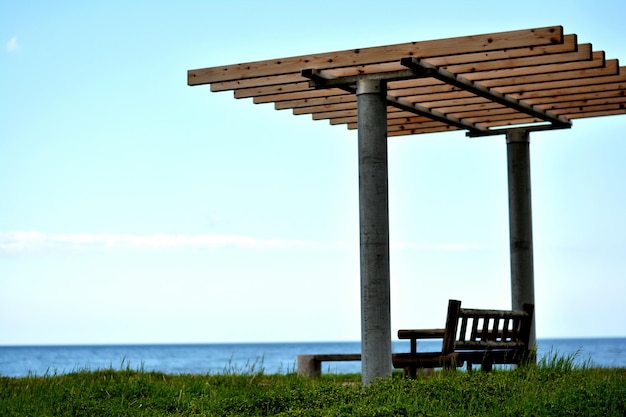 Photo scenic view of sea against sky