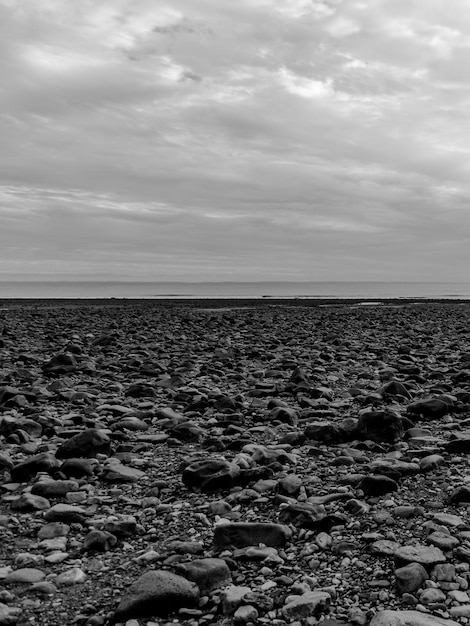 Foto vista panoramica del mare contro il cielo