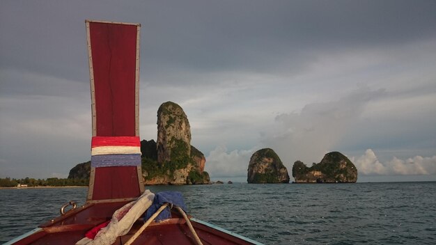 Photo scenic view of sea against sky