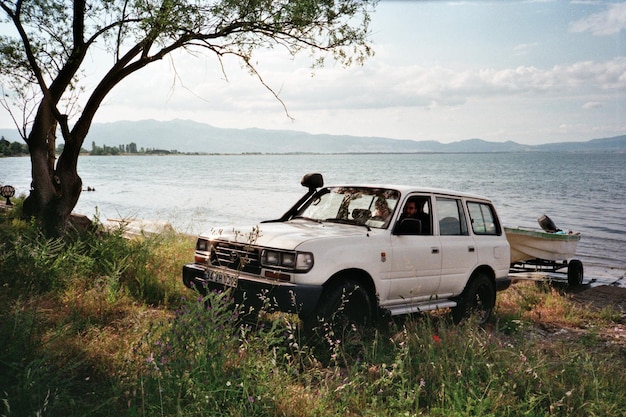 Photo scenic view of sea against sky