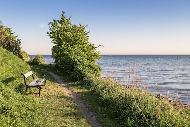 Photo scenic view of sea against sky