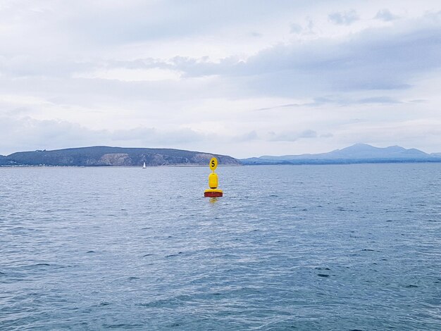 Foto vista panoramica del mare contro il cielo