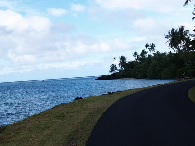 Photo scenic view of sea against sky