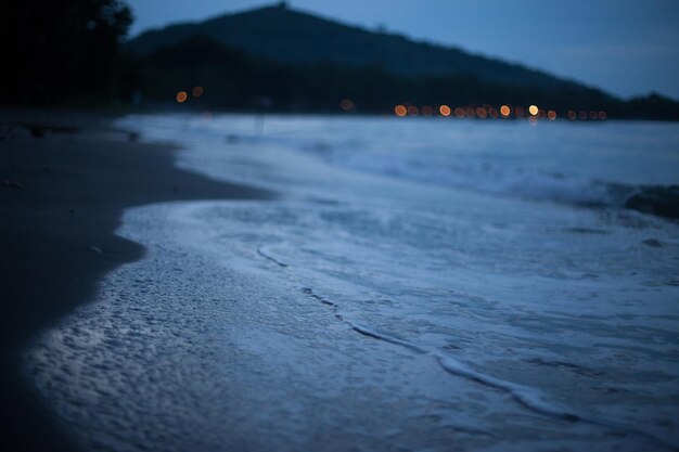 Photo scenic view of sea against sky