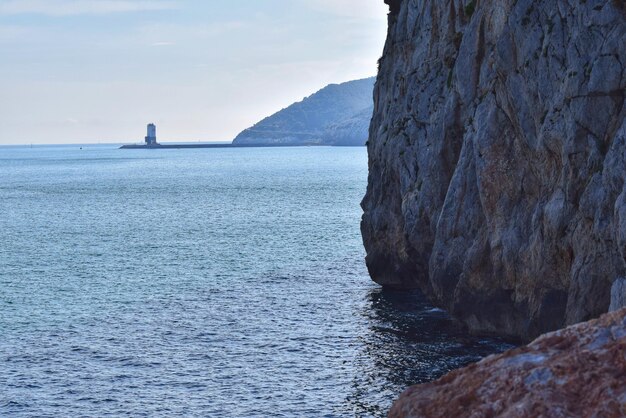 Photo scenic view of sea against sky