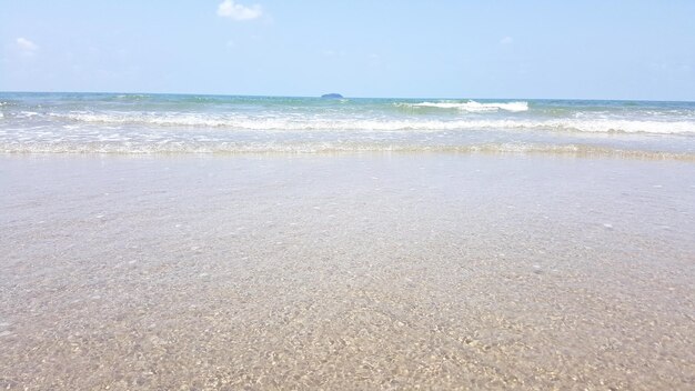 Photo scenic view of sea against sky