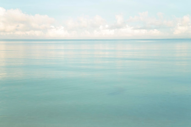 Foto vista panoramica del mare sul cielo