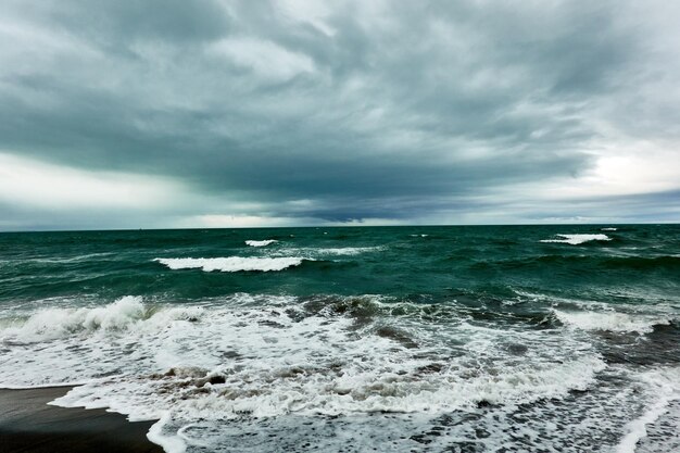 Photo scenic view of sea against sky