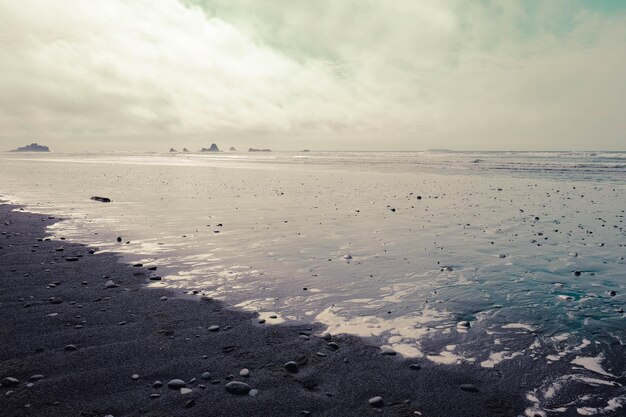 Photo scenic view of sea against sky