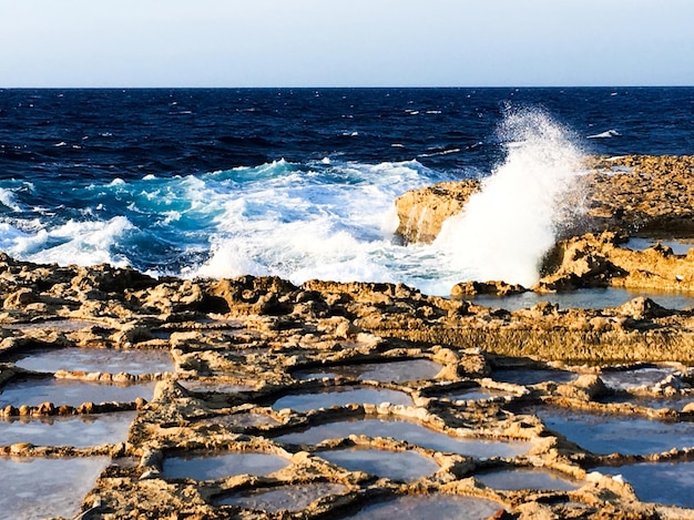 Photo scenic view of sea against sky