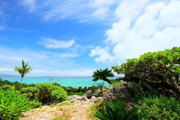 Photo scenic view of sea against sky