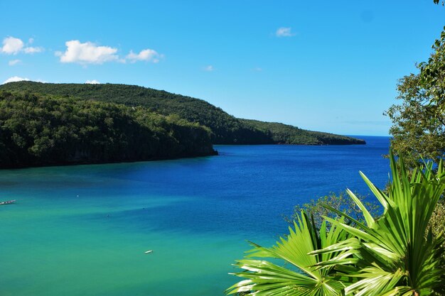 Photo scenic view of sea against sky