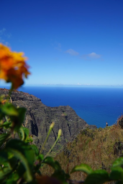 Photo scenic view of sea against sky